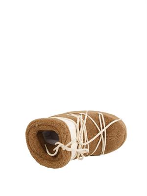 Moon Boot Icon Low Teddy unisex cammello in DONNA