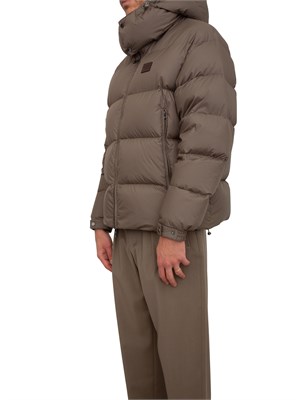 Piumino uomo Emporio Armani in nylon verde kaki in UOMO