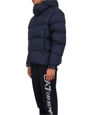 Piumino uomo Emporio Armani in nylon blu in UOMO