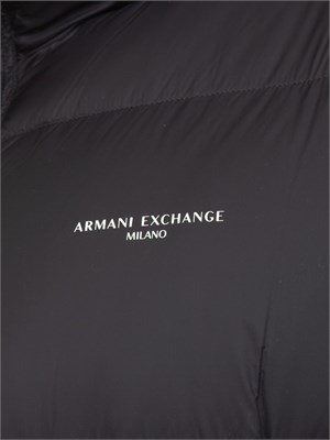 Giubbino uomo Armani Exchange in nylon nero in UOMO