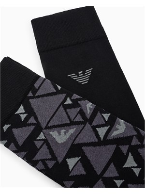 Pack 2 paia di calzini Emporio Armani neri in UOMO