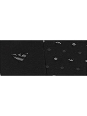 Pack 2 paia calzini Emporio Armani neri in UOMO