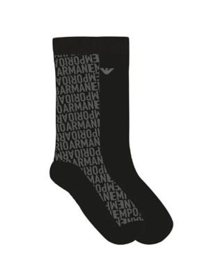 Pack di 2 calzini Emporio Armani neri in UOMO