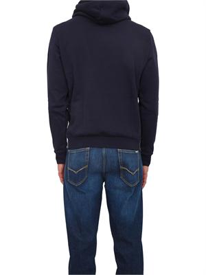 Felpa Aylmer Napapijri in caldo cotone blu in UOMO