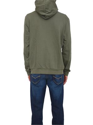 Felpa Aylmer Napapijri in caldo cotone verde in UOMO