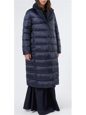 PERSONA BY MARINA RINALDI Piumino reversibile Tequila di Marina Rinaldi in taffetà e nylon cangiante blu in DONNA