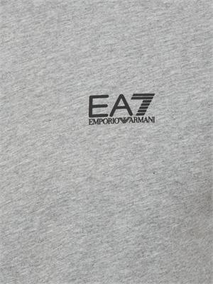 T-shirt EA7 Emporio Armani in cotone Pima grigio in UOMO