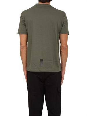 T-shirt EA7 Emporio Armani in cotone Pima verde in UOMO