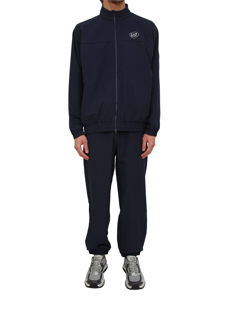 Tuta EA7 Emporio Armani in tessuto tecnico VENTUS7 blu