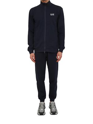EA7 EMPORIO ARMANI Tuta sportiva blu EA7 Core Identity in cotone in UOMO