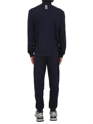 EA7 EMPORIO ARMANI Tuta sportiva blu EA7 Core Identity in cotone in UOMO