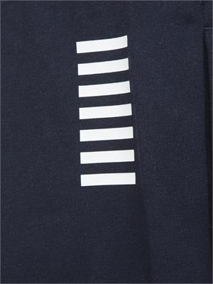 Pantaloni tuta cargo EA7 Emporio Armani in cotone blu in UOMO