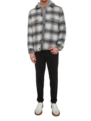 Pantalone chino Peserico uomo in cotone nero in UOMO