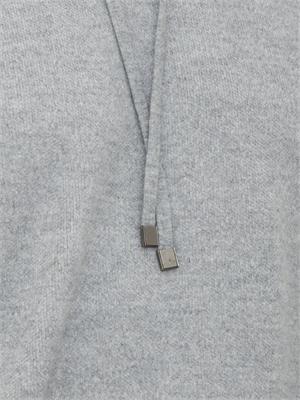 Felpa Peserico uomo in lana e cashmere grigio in UOMO