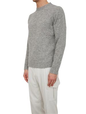 Maglia Peserico uomo in filato moulinÉ bottonato grigio in UOMO