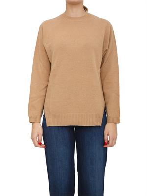 TWIN-SET Maglia Twinset in misto lana cammello in DONNA