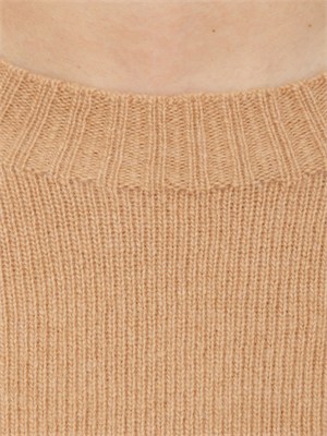 TWIN-SET Maglia Twinset in misto lana cammello in DONNA