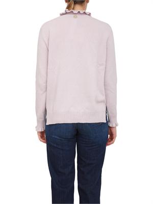 TWIN-SET Maglia Twinset in misto lana lilla in DONNA