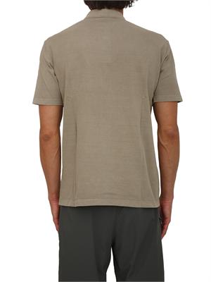 Polo Armani Exchange uomo in cotone tortora in UOMO