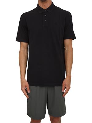 Polo Armani Exchange uomo in cotone blu in UOMO