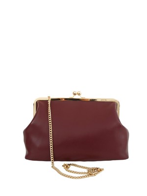 TWIN-SET Borsa a tracolla Twinset a clutch con Oval T bordeaux in DONNA