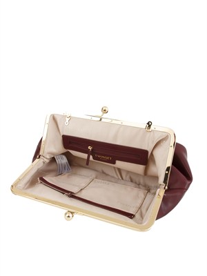 TWIN-SET Borsa a tracolla Twinset a clutch con Oval T bordeaux in DONNA