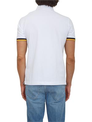 Polo uomo Vincent K-WAY in cotone bianco in UOMO