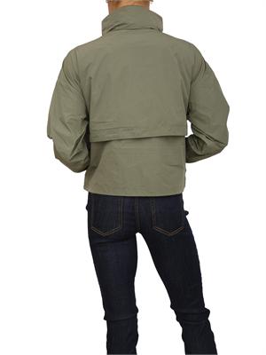 Giubbino Aubette K-WAY donna in tessuto verde in DONNA