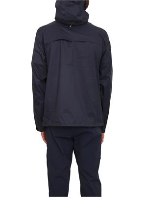 Giubbino unisex Charmain K-WAY in tessuto tecnico blu in UOMO