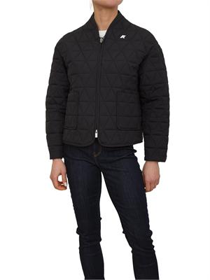 Giubbino Selime K-WAY donna in nylon idrorepellente e antivento nero in DONNA