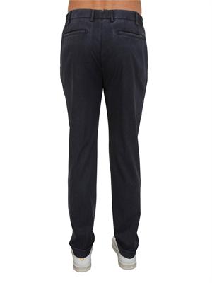 Pantaloni chino uomo Berwich in fresco lana blu in UOMO