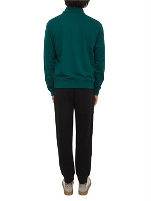 Tuta completa Champion uomo in misto cotone verde e nera in UOMO