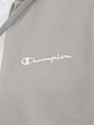 Tuta completa Champion in misto cotone grigia e nera in UOMO