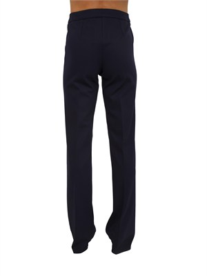 Pantaloni Iblparaggi di iBlues in jersey stretch blu in DONNA