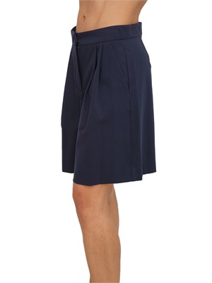 Shorts Ibldolmen iBlues in piquÉ di cotone blu in DONNA