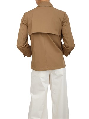 Tremcj impermeabile Emmpelot di Emme Marella in gabardina cammello in DONNA