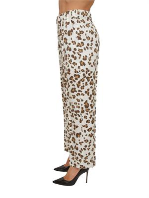 Pantalone Emmosso di Emme Marella in twill bianco animalier in DONNA