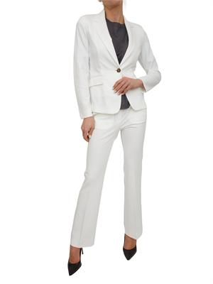 Pantaloni Flare Emme Marella in jersey bianco in DONNA