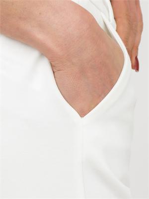 Pantaloni Flare Emme Marella in jersey bianco in DONNA