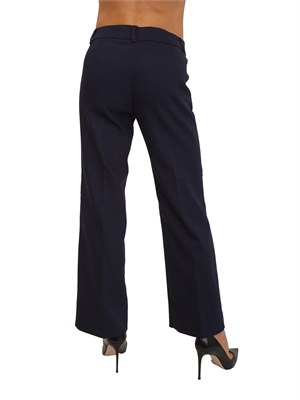Pantaloni donna Emmsalute di Emme Marella in misto cotone blu in DONNA