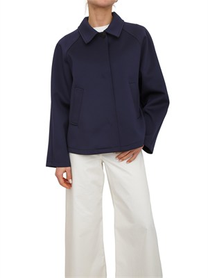 Giubbino Emmfontana di Emme Marella in morbido tessuto blu in DONNA