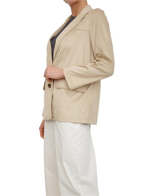 Giacca Emmcerchio di Emme Marella in jersey stretch beige in DONNA