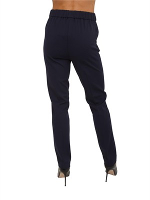 Pantaloni chino Emmchinos Emme Marella in viscosa blu in DONNA