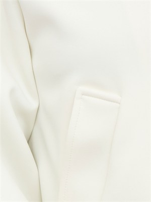 Giubbino Emmfontana di Emme Marella in morbido tessuto bianco in DONNA