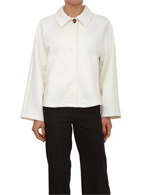 Giubbino Fontana Emme Marella in tessuto bianco in DONNA