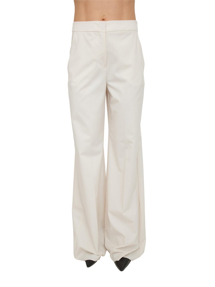 Pantalone stretch MLLSEQUOIA Marella in tela bistretch avorio