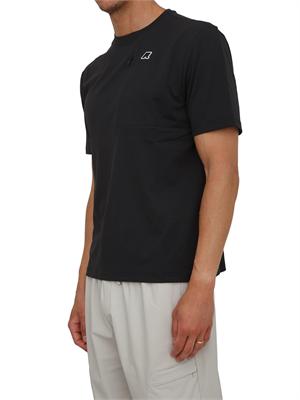 T-shirt Authion K-Way uomo in jersey quick dry nero in UOMO