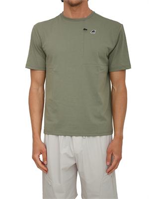 T-shirt Authion K-Way uomo in jersey quick dry verde in UOMO