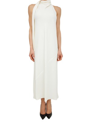 Abito MLTNINEE Marella in crêpe envers satin avorio in DONNA