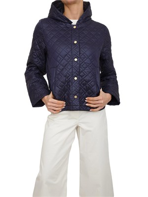 Giubbino anti goccia Emmpiroga di Emme Marella in tessuto blu in DONNA